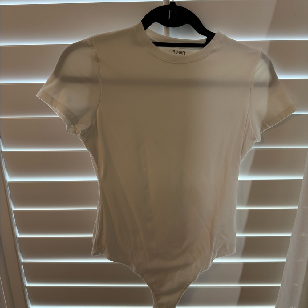 Women's white bodysuit
